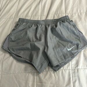 Like new women’s Nike running shorts, gray, xsmall